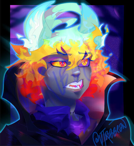 This was a commissioned piece. It would be considered as rendered.