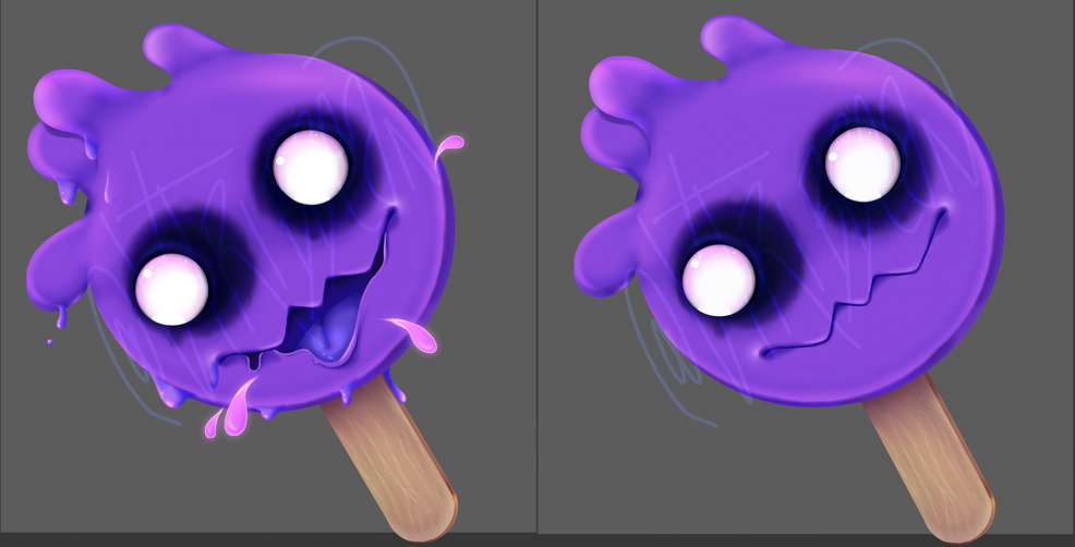 This was a commissioned piece. It would be considered as lineless.